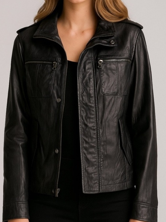 Danier Jackets & Blazers - Unisex Black Leather Jacket